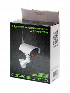 Муляж камеры видеонаблюдения уличный со светодиодом Орбита OT-VNP34